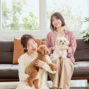 シニア犬と飼い主