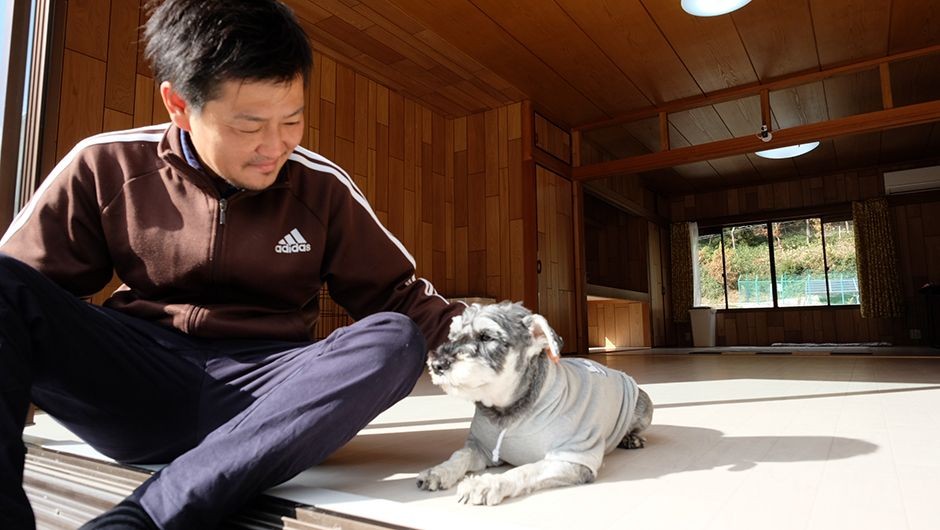 老犬ホームＪｉＪi介護風景