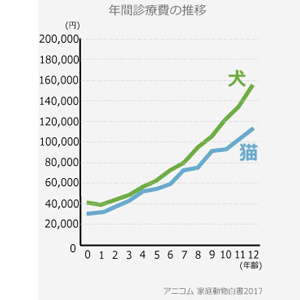 老犬の医療費