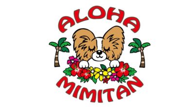 老犬ホーム ALOHA MIMITAN ロゴ