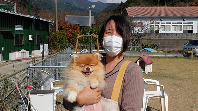 スタッフの堀内さん