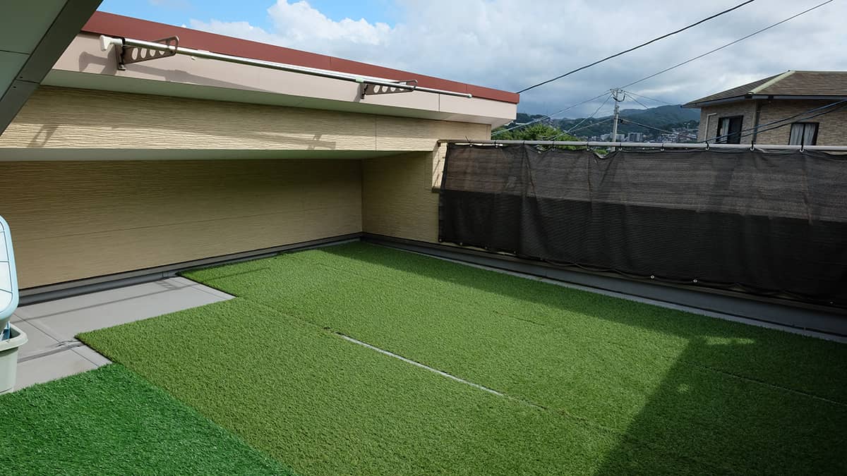 老犬介護ホームてるハウス_屋上ドッグラン