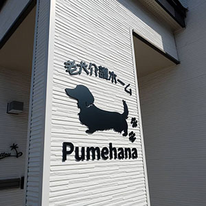 老犬介護ホームPumehana_看板
